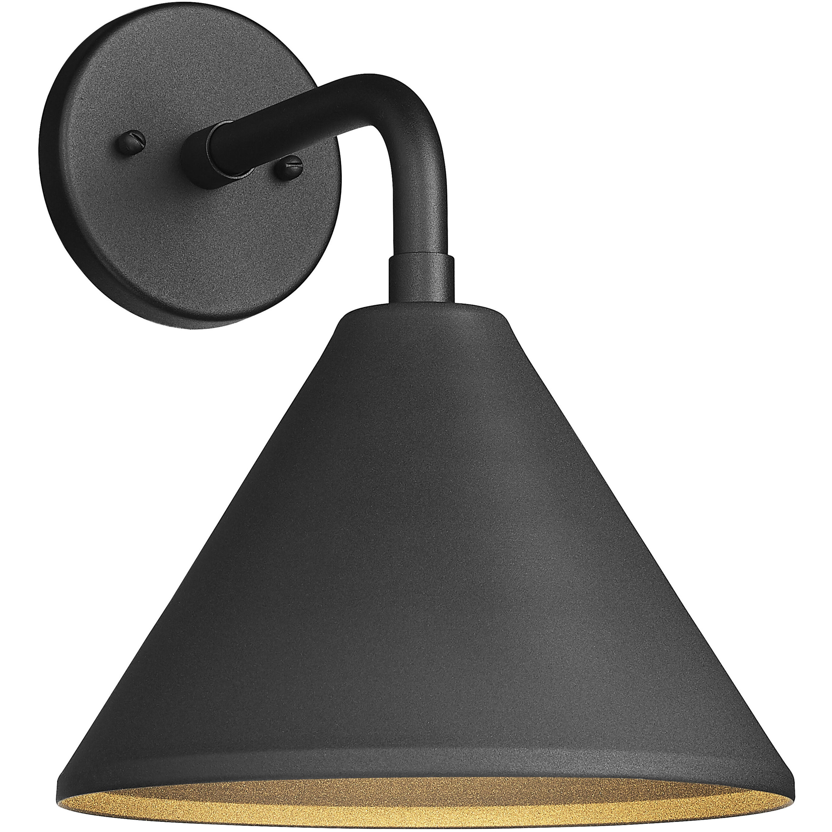 Axston 1 Light 12.5 inch Textured Black Outdoor Wall Sconce